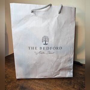 Martha‎ Stewart The Bedford Bag Shopping Paper Tote Vegas Restaurant Collectible